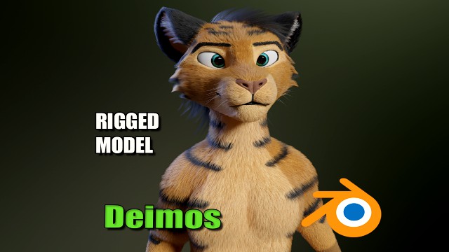 Deimos Anthro Tiger