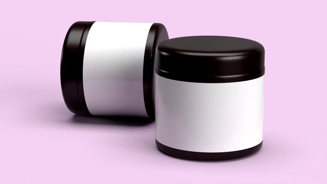Custom cream jar