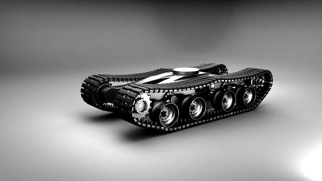 Suspension tracks construction vehicle