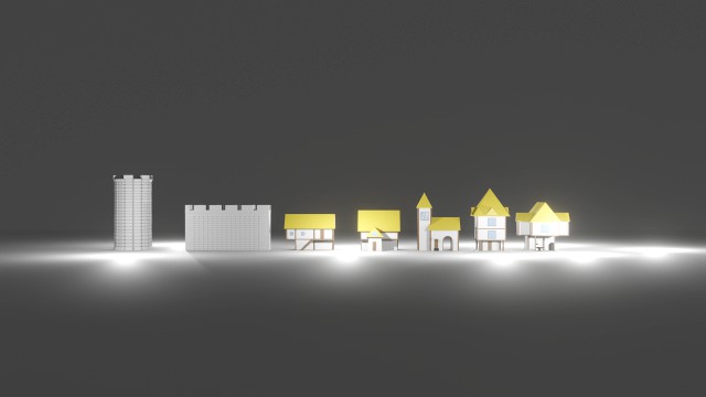 Middle Ages Town-asset