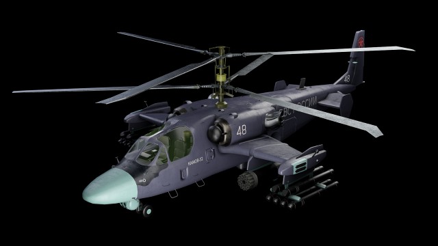 Russian helicopter Kamov Ka-52 alligator