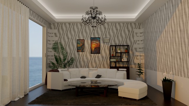 Modern room 3D