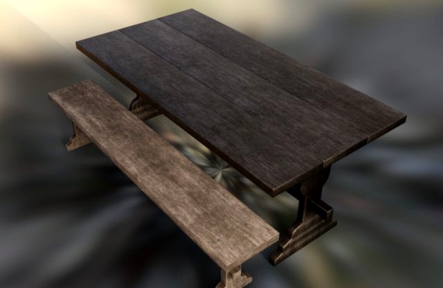 Chair table long