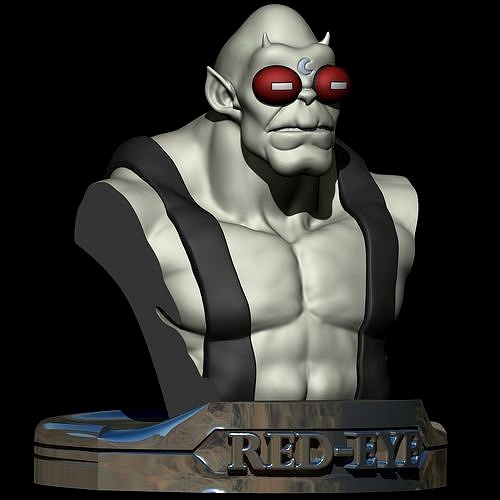 Red Eye  Bust Villain from Thundercats fanart by CG Pyro FREE 3D | 3D