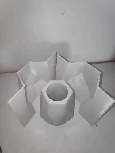 GEO VASE - Geometric Vase Mold STL ONLY | 3D