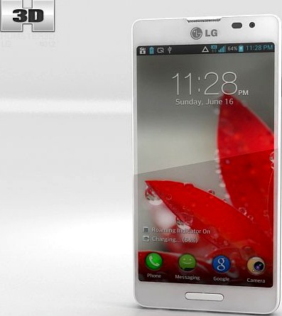 LG Optimus F7 White 3D Model