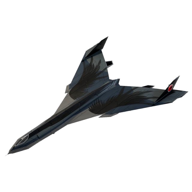 Panavia thunder generic concept lowpoly bomber
