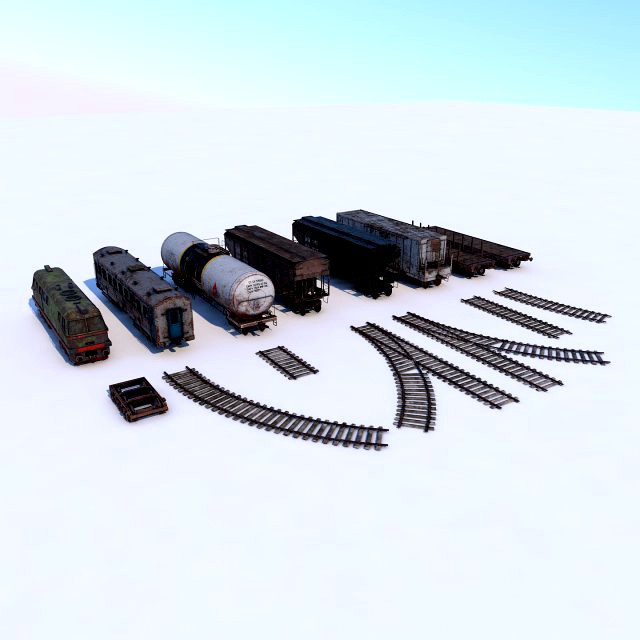 abandoned train pack