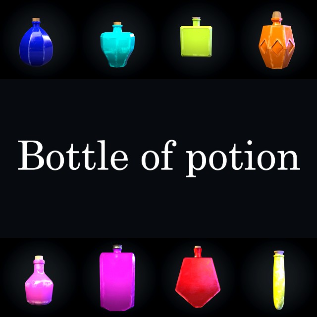 bottle of potion collection