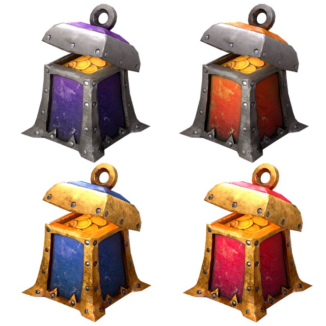 stylized chest