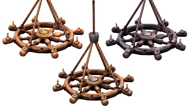 pirate chandelier