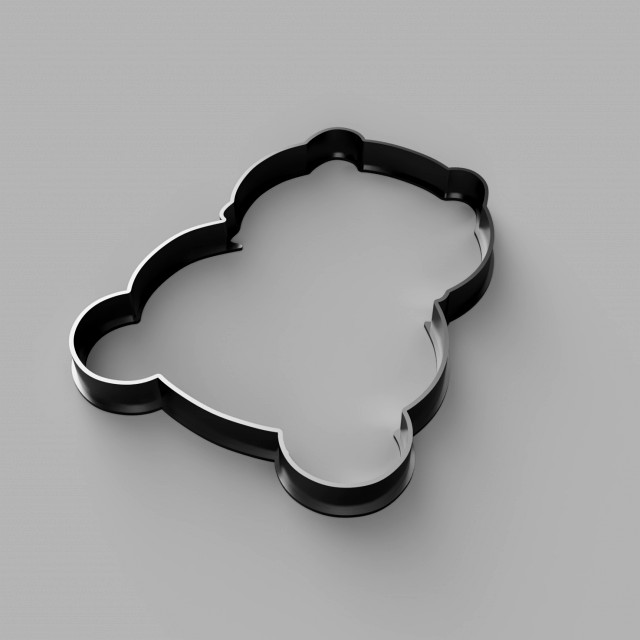 panda cutter cookie stl custom cookie cutter stl 3d print design 3d files stl file