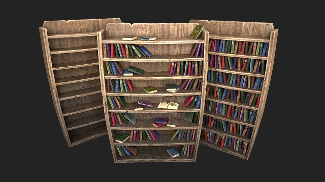 medieval bookcase