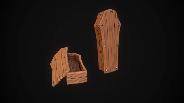 stylized coffin