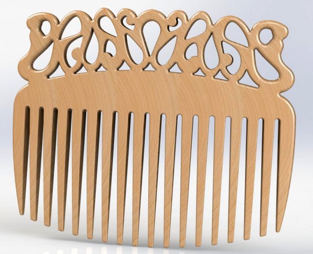 hair wooden comb