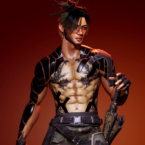 Futuristic Tribal Warrior