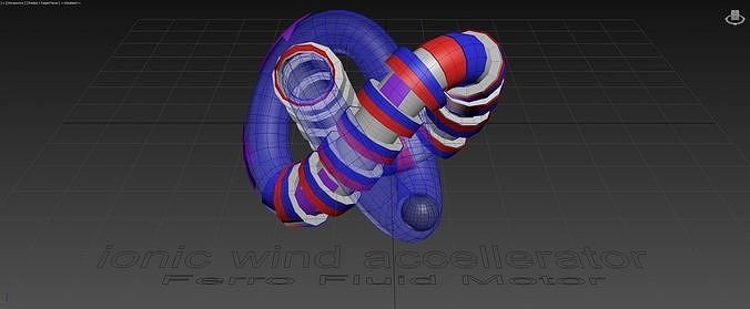 Ionic Wind Accelerator - Ferro Fluid Motor - Concept