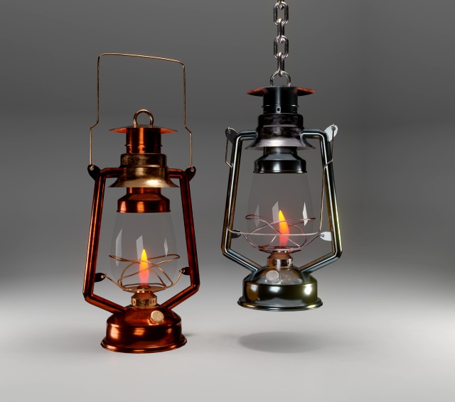 kerosene lamp