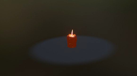 burning candle