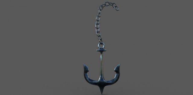 anchor low-poly
