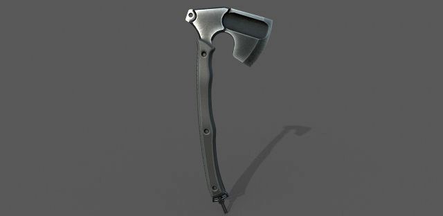 tomahawk low-poly