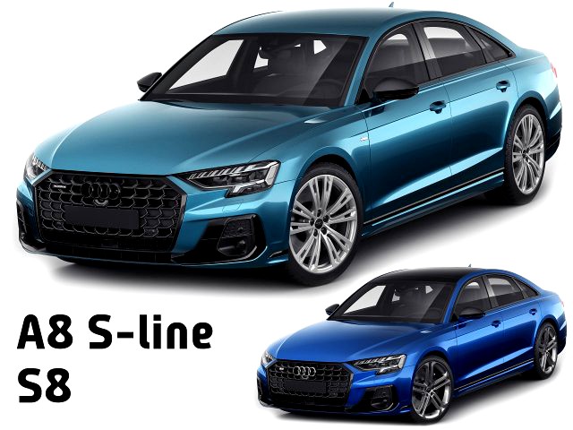 audi a8-s-line and s8 2022