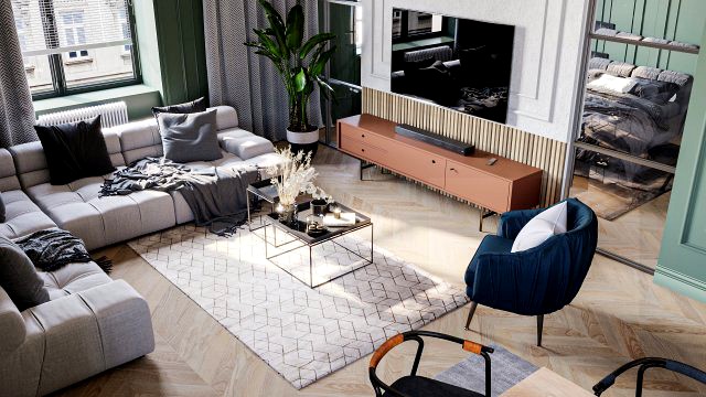 loft interior scene