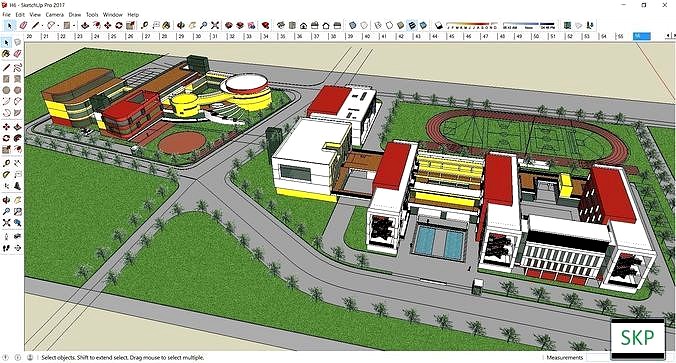 Sketchup School and University H6