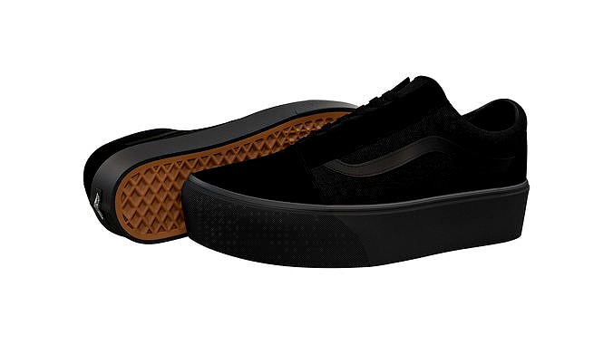 Vans Old Skool Stackform Mono Black