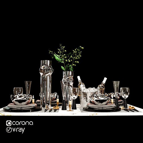 Luxury Model Room Tableware Set-8