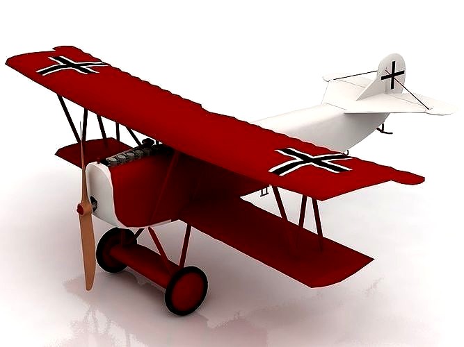 Fokker R VII Aircraft 3D model