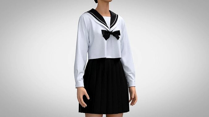 Sailor Collar School Uniform 1