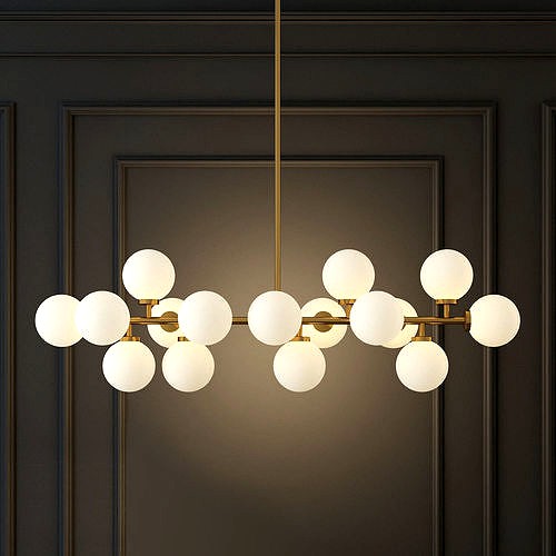 Suspended lamp the mimosa pendant by atelier areti