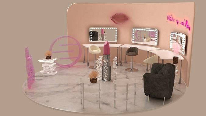 Makeup booth