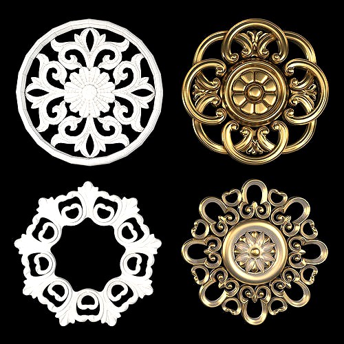 Decorative Wall Rosettes 08