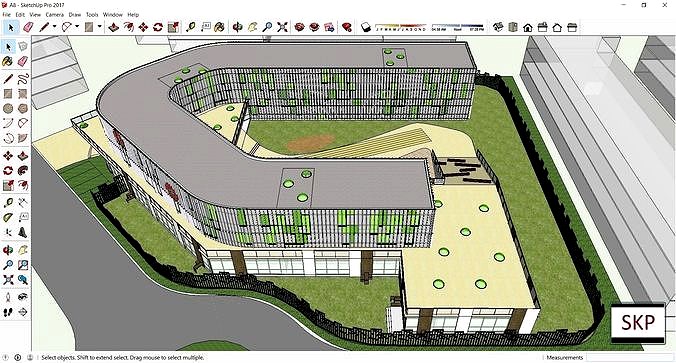 Sketchup Kindergarten A8
