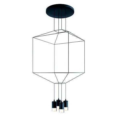 Vibia wireflow chandelier 0311 led suspension lam