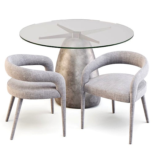 Dining Set CB2 - Ivory Table and Lisette Chair