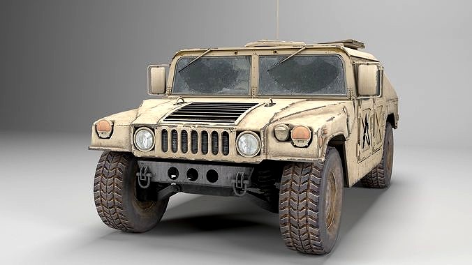 Military Hummer Humvee 3D model