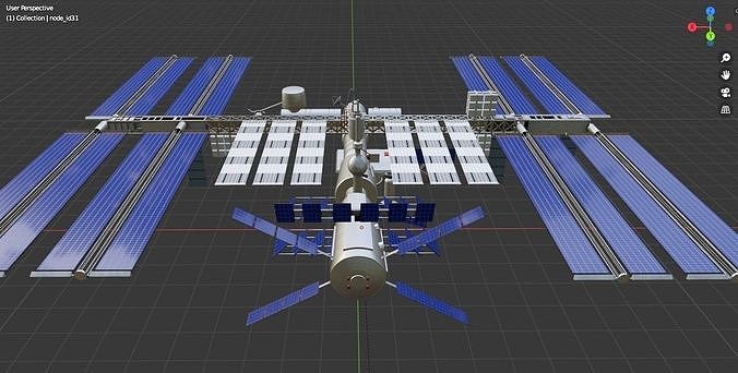 Space station 3D Model