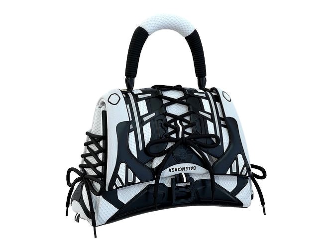 Balenciaga Sneakerhead Handbag BlackWhite