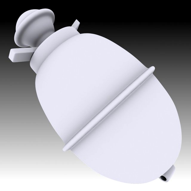 3d printable m39 eihandgranate model