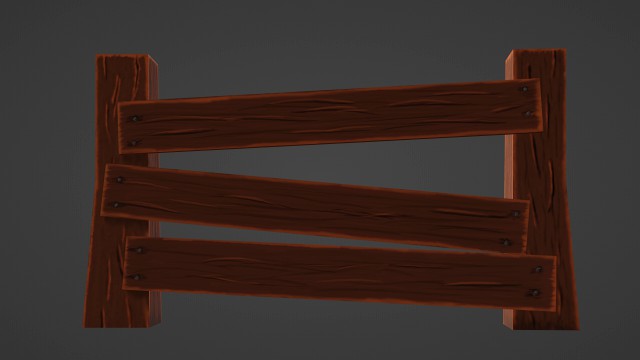 wooden fence