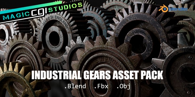 industrial gears asset pack
