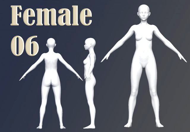 female 06 base mesh