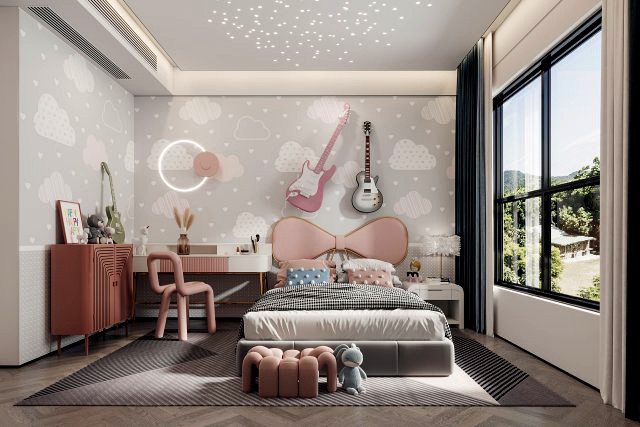 modern children room