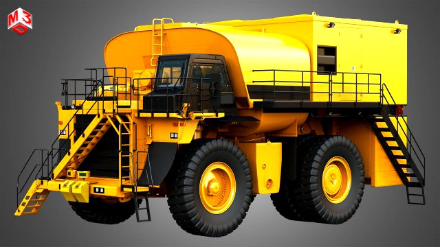 785d - off-highway - fuel and lube mining truck