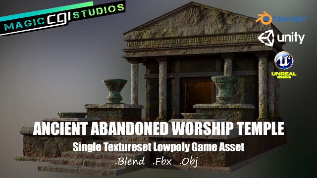 ancient abandoned temple of worship