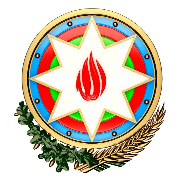 coat of arms of azerbaijan colored