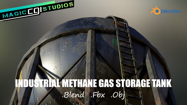 industrial methane gas spherical storage tank